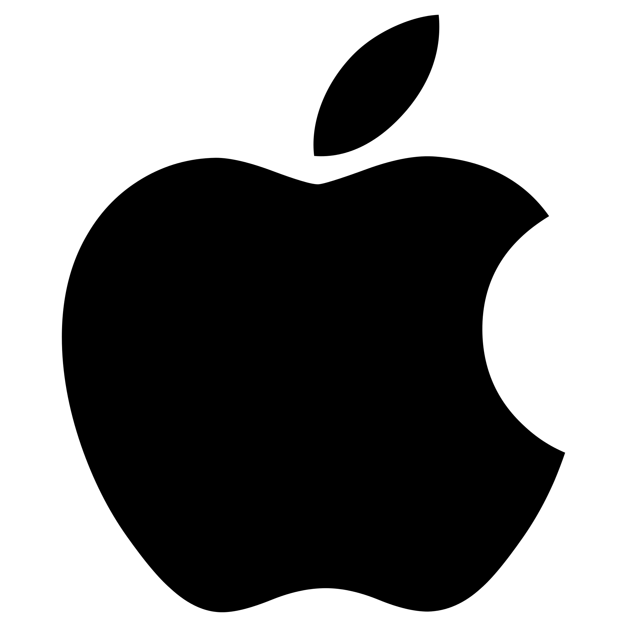 Apple Logo PNG – Transparent Background 2