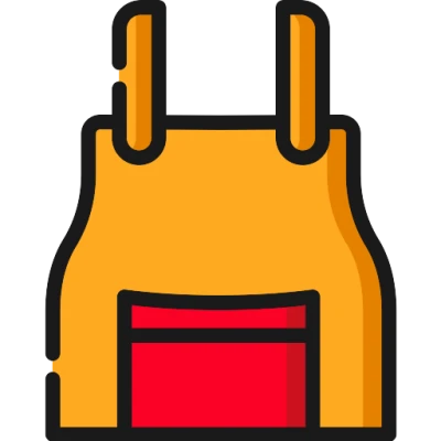Kitchen Apron PNG – Clean Cutout Image