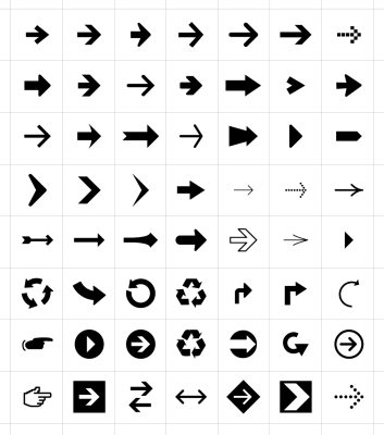 Arrow Symbol PNG – Transparent Background