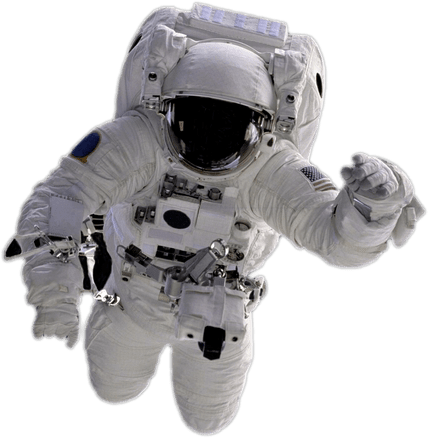 Space Explorer Astronaut PNG Image