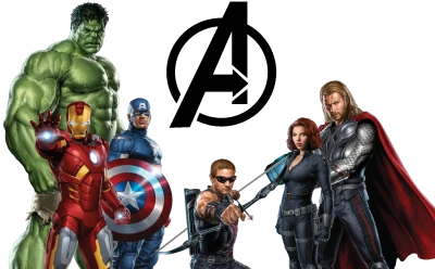 Avengers PNG Logo – Transparent Background