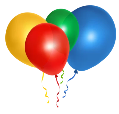 Colorful Balloons PNG Image – High Quality PNG Download