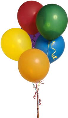 Colorful Balloons PNG Image – High Quality