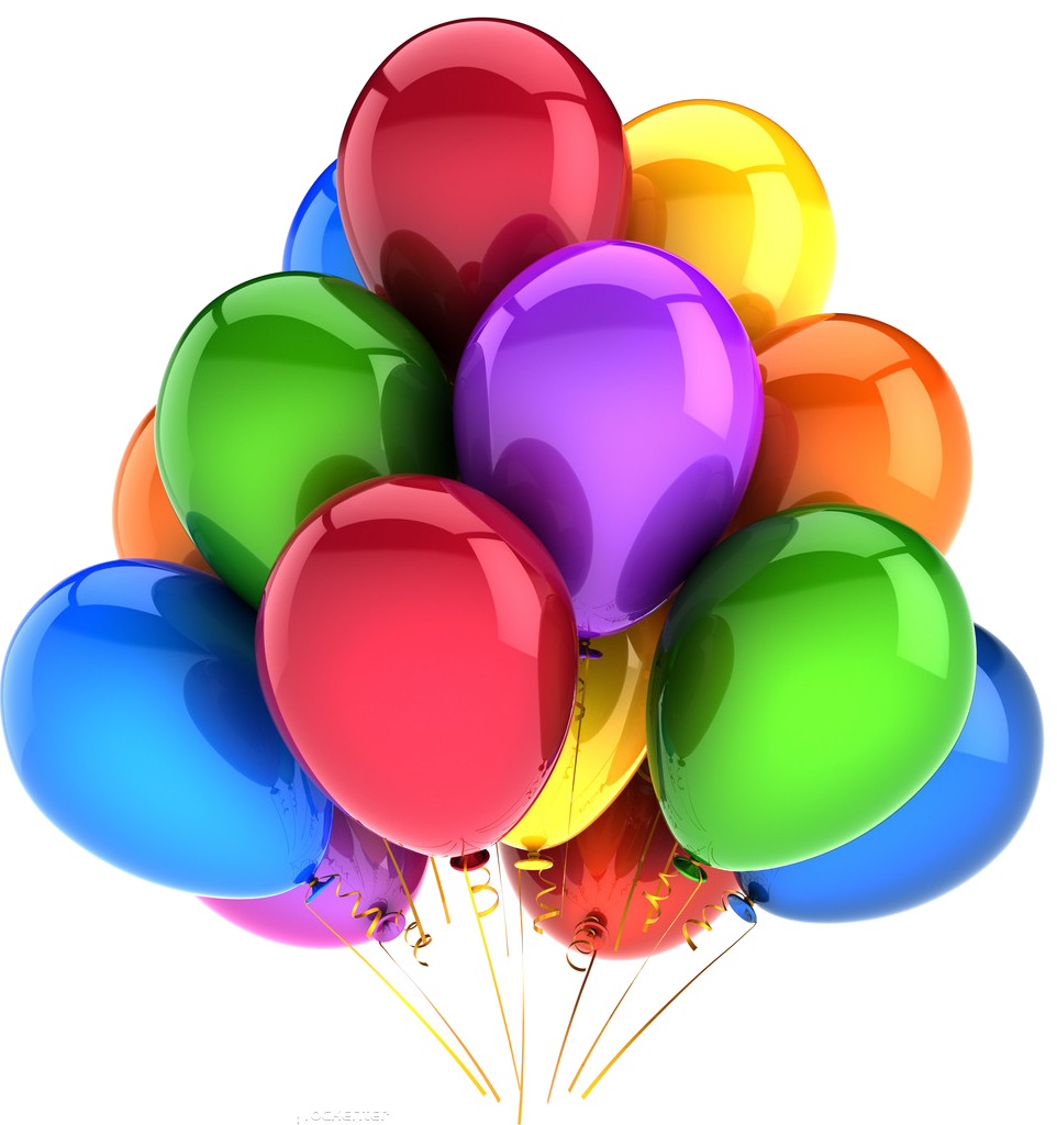 Colorful Balloons PNG Image – High Quality 4