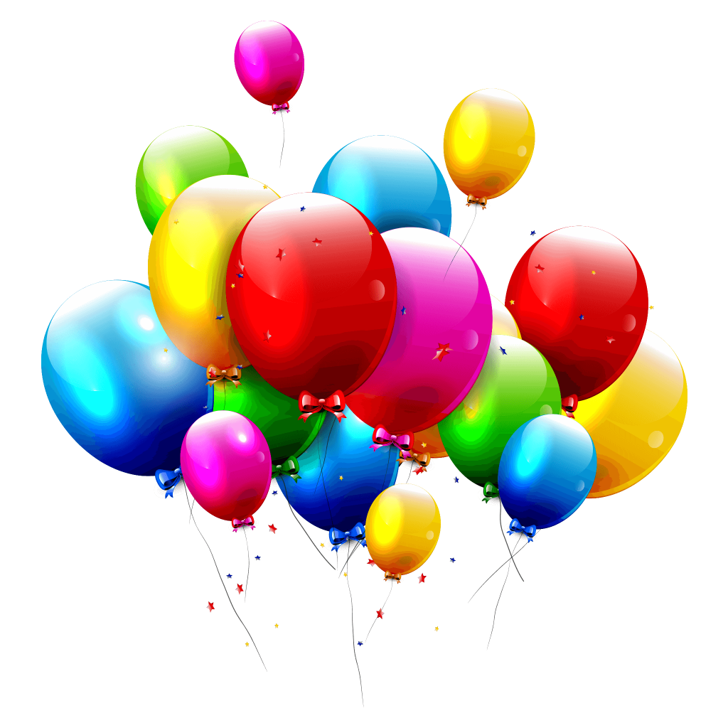 Colorful Balloons PNG Image – High Quality 14