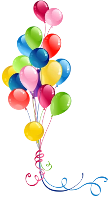 Colorful Balloons PNG Image – High Quality