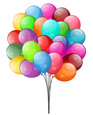 Balloons PNG – Transparent Background