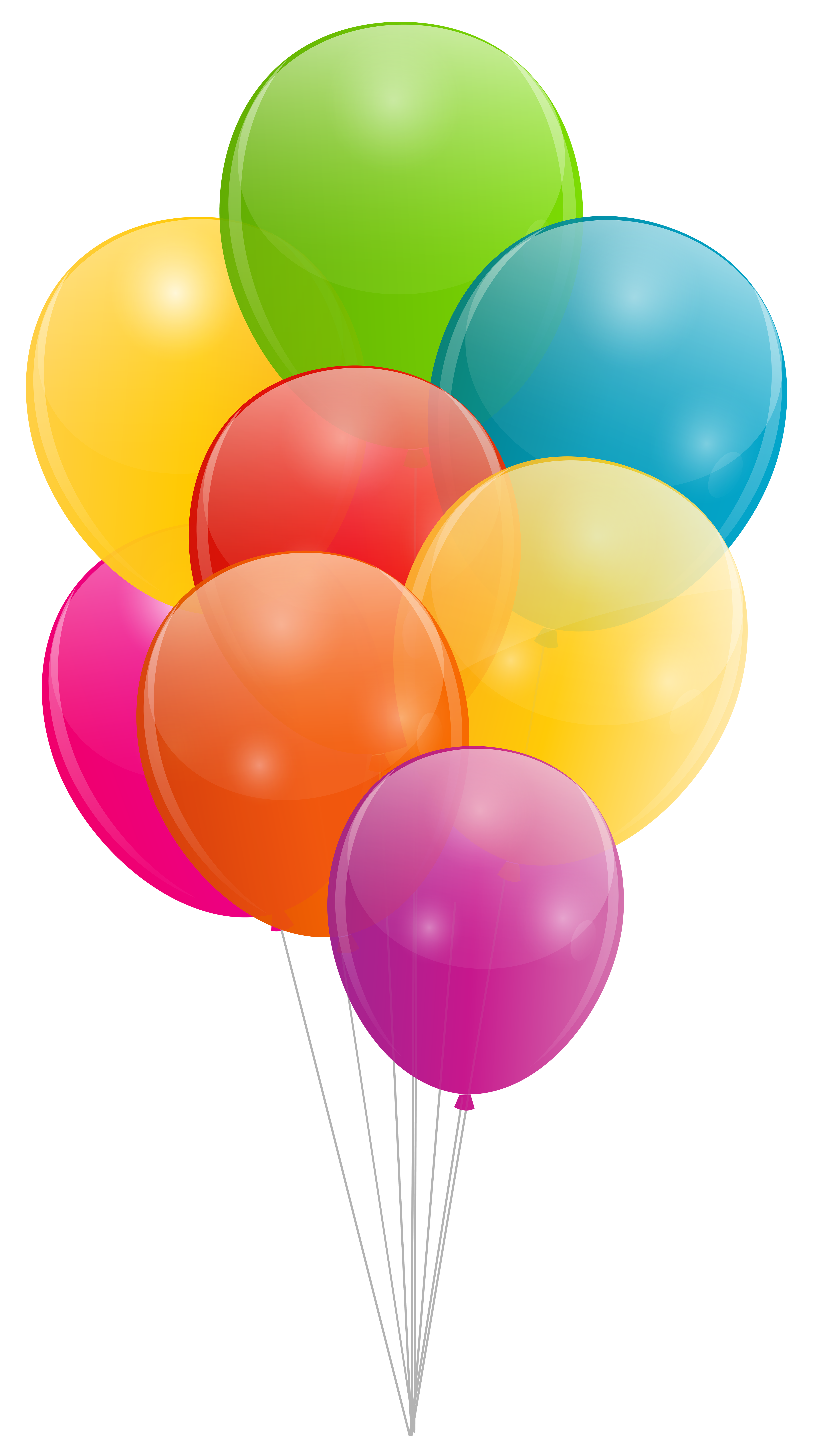 Balloons PNG – Transparent Background