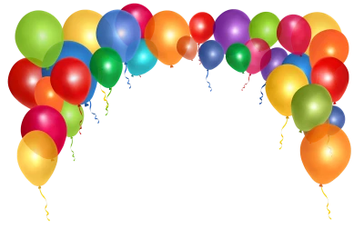 Balloons PNG – Transparent Background