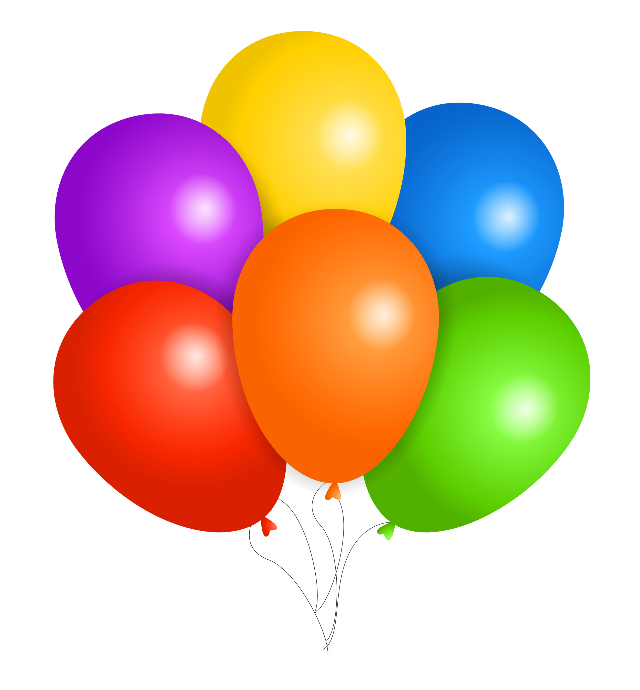 Balloons PNG – Transparent Background