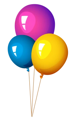 Balloons PNG – Transparent Background