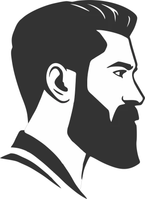 Open Beard graphics, Beard, face Silhouette PNG Image File Free Download – Clickpng