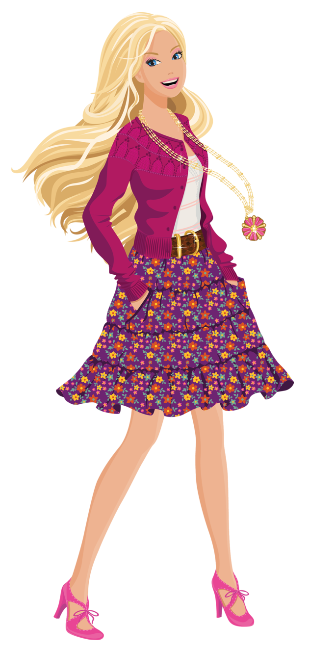 Barbie Clipart PNG – Transparent Background