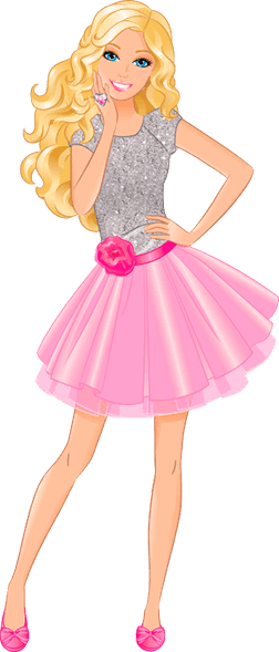 Barbie Clipart PNG – Transparent Background 3