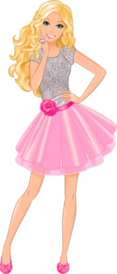 Barbie Clipart PNG – Transparent Background