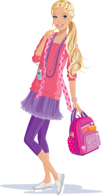 Barbie Clipart PNG – Transparent Background