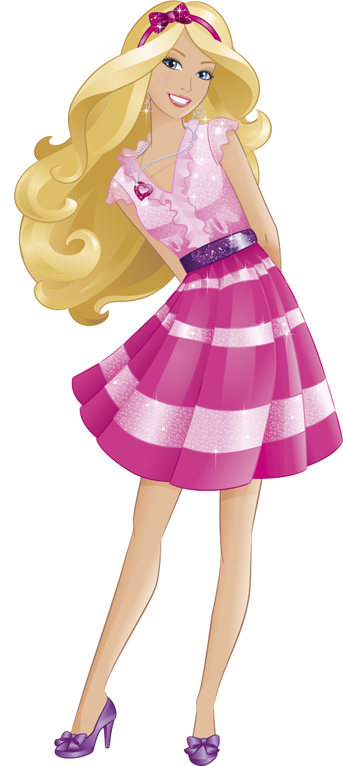 Barbie Clipart PNG – Transparent Background 8