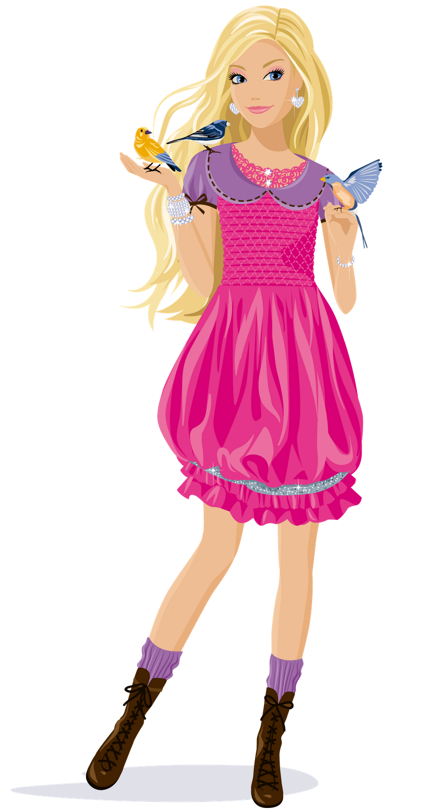 Barbie Clipart PNG – Transparent Background 12