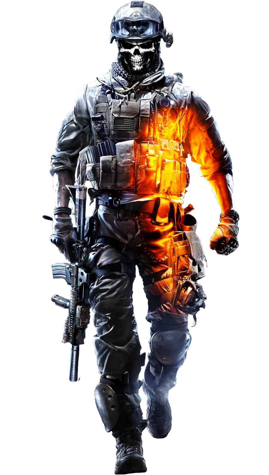 Battlefield Soldier PNG – Transparent Background 3