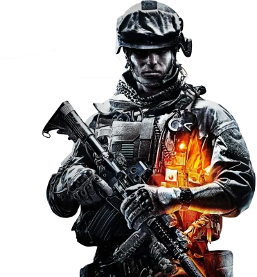 Battlefield Soldier PNG – Transparent Background