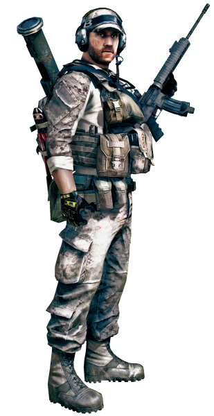 Battlefield Soldier PNG – Transparent Background 19