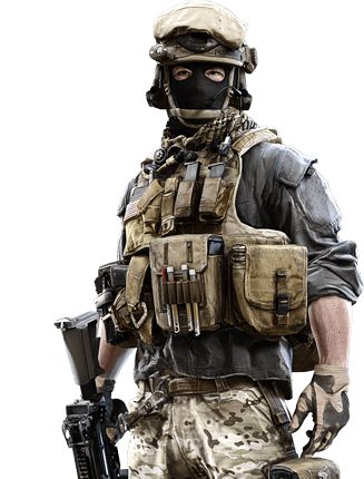 FPS Game Soldier PNG – High Quality