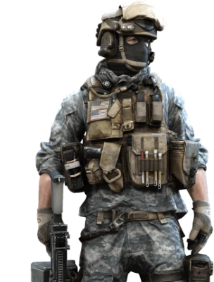 FPS Game Soldier PNG – High Quality