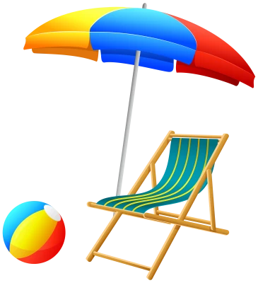 Beach Clipart PNG – Summer Vibes Transparent Images