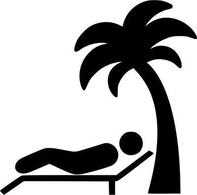 Tropical Beach PNG Clipart – Vacation and Relaxation Graphics