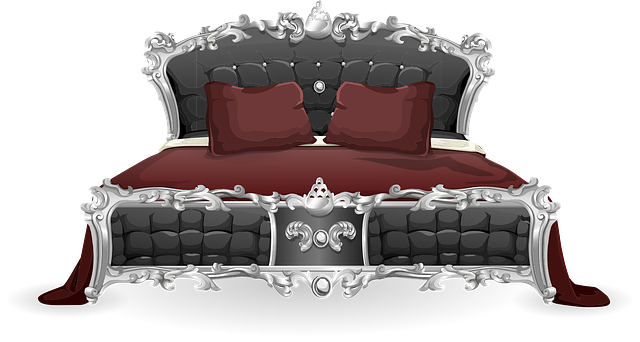 Bed Clipart PNG – Bedroom Furniture Graphic 5