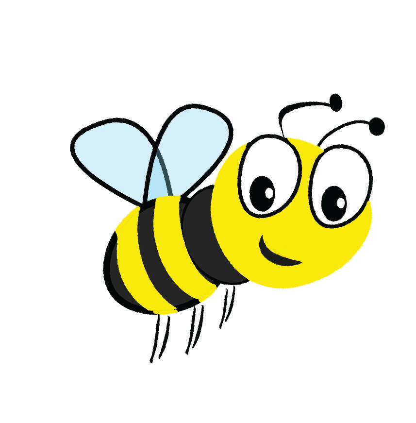 Bee PNG – Transparent Insect Illustration