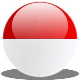 Indonesian Flag Clipart PNG – Red and White Banner Graphic 4