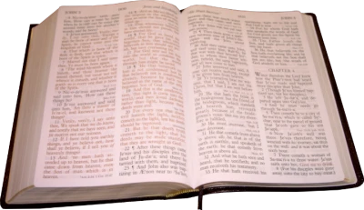 Holy Bible PNG – Open Book Transparent Image