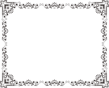 Bingkai Sertifikat PNG, Certificate Border PNG 7