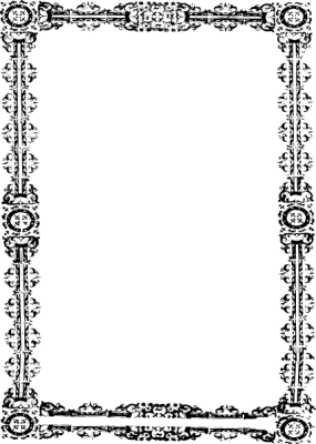 Bingkai Sertifikat PNG, Certificate Border PNG