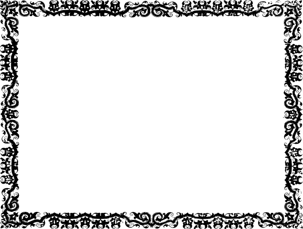 Bingkai Sertifikat PNG, Certificate Border PNG 13