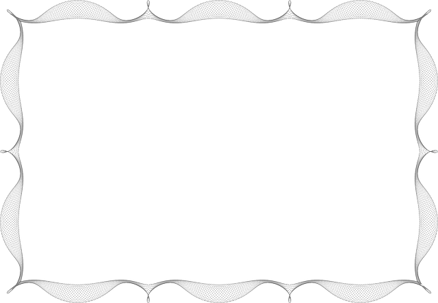 Bingkai Sertifikat PNG, Certificate Border PNG 14