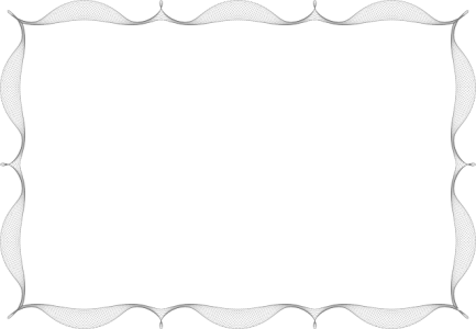 Bingkai Sertifikat PNG, Certificate Border PNG 14