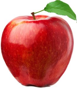 Red apple, natural Foods