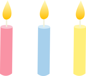 Birthday Candles PNG Transparent Image 2