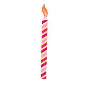 Birthday Candles PNG Transparent Image 5