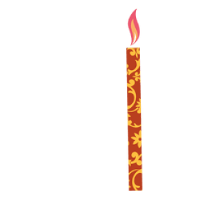 Birthday Candles PNG Transparent Image 6