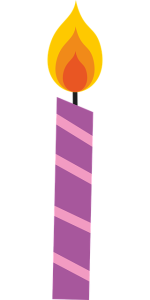 Colorful Birthday Candles PNG Free Download 18