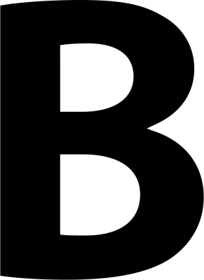 B Letter Logo PNG Transparent