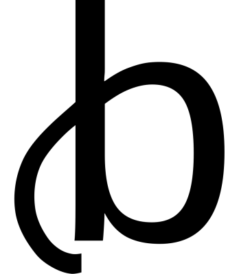 B Letter Logo PNG Transparent