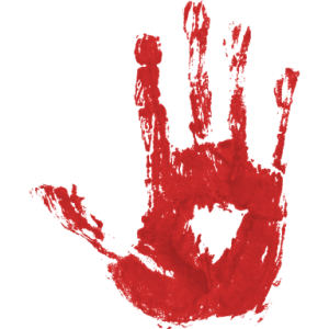 Red Blood Splatter PNG Download