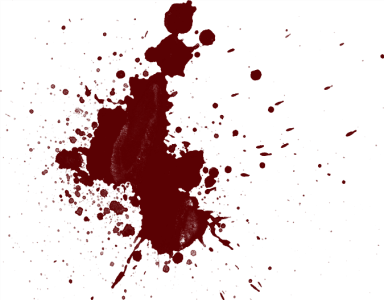 Red Blood Splatter PNG Download