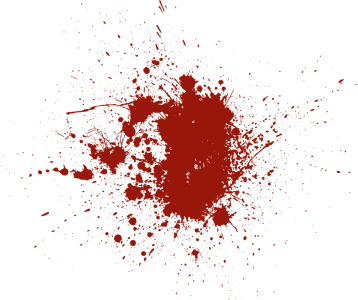 Red Blood Splatter PNG Download
