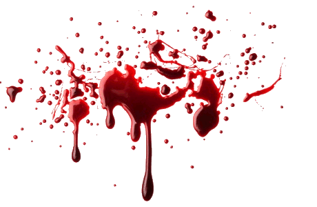Red Blood Splatter PNG Download