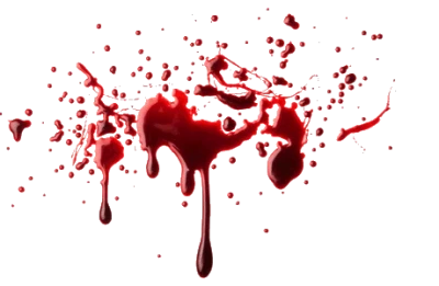 Red Blood Splatter PNG Download